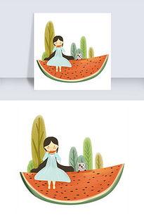 吃两瓜的视频素材图片大全,两瓜美食图片大盘点