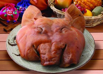 大瓜美食吃猪头视频大全,猪头盛宴，视频大全带你领略独特风味